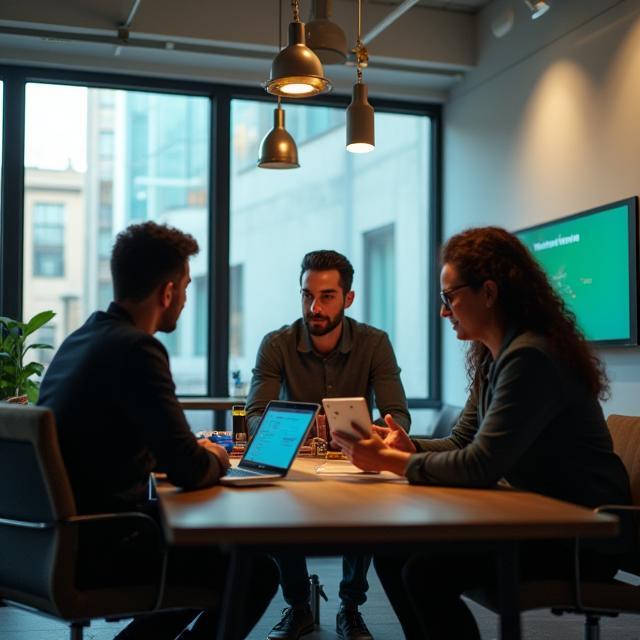 Sentinel Shield team collaborating in San Francisco office